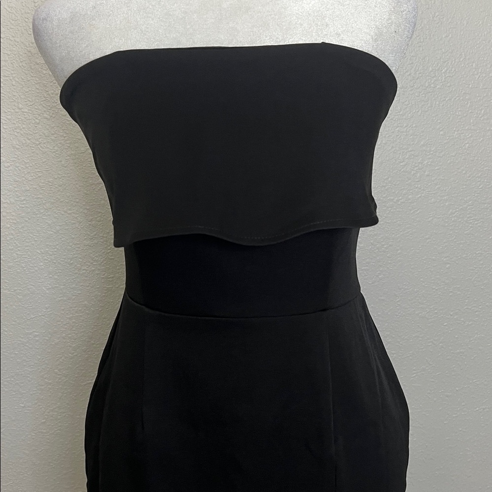 Lulus Ruffle Mini Dress Black Size Small - Picture 2 of 8
